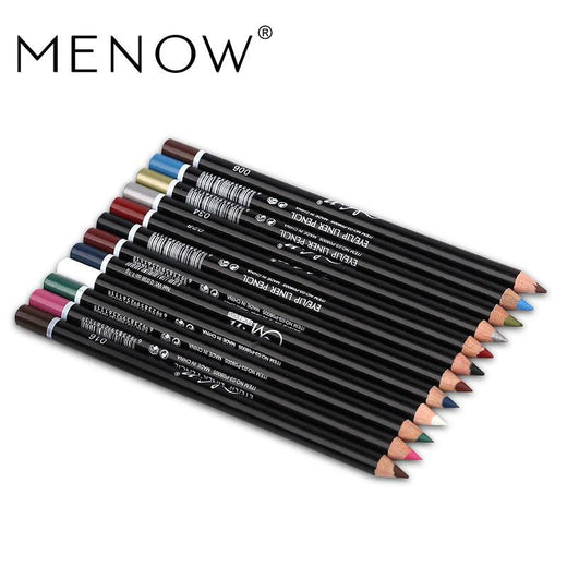 12-Color Waterproof Eyeliner Pencil Set for Bold Looks