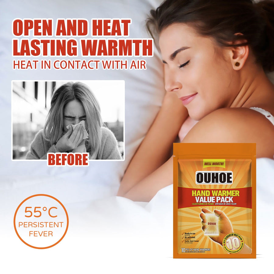 Portable Hand Warmers | Air-Activated Lasting Heat