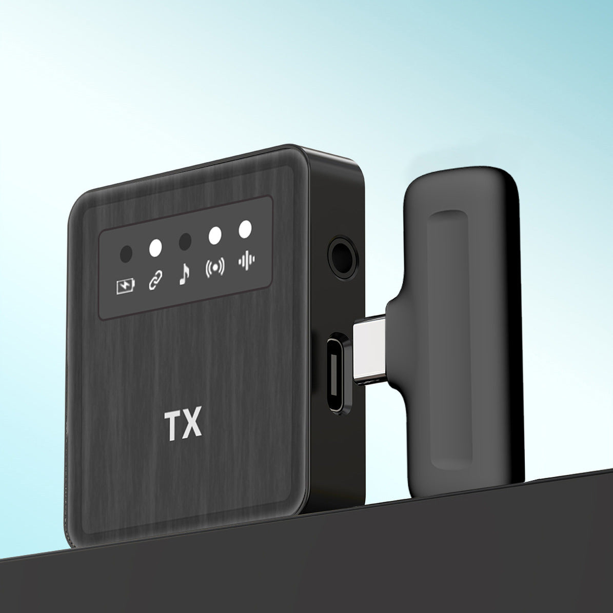 Wireless Lavalier Microphone — Dual Receiver for Streaming