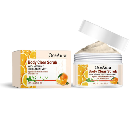 Orange Vitamin C Body Scrub for Sensitive Skin