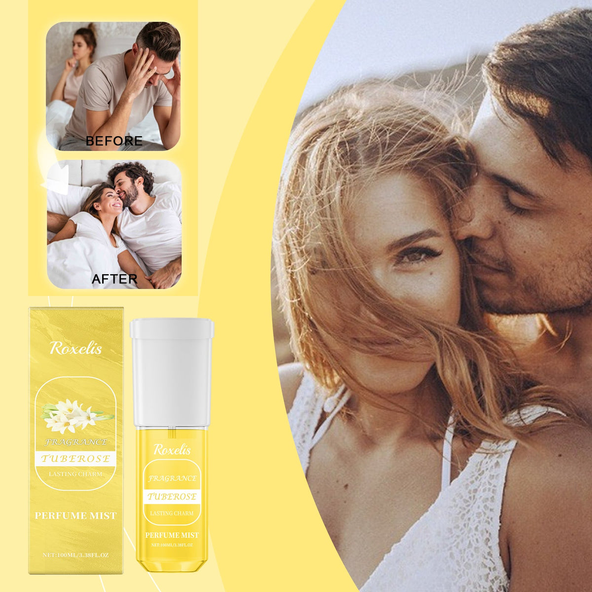 Tuberose Perfume Spray for Lasting Floral Fragrance