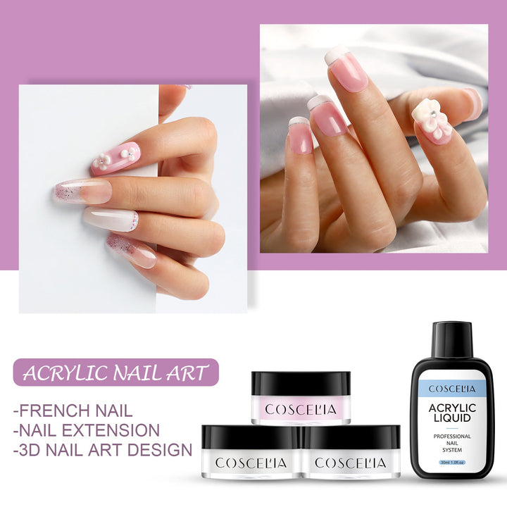 9-Color Acrylic Nail Kit — Salon-Quality Manicures at Home