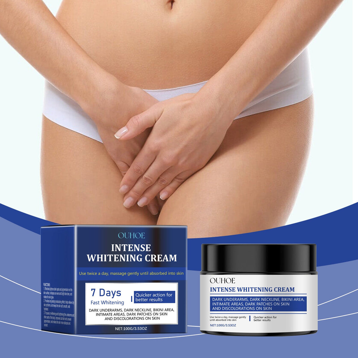 Brightening Cream for Dark Underarms & Uneven Skin Tone
