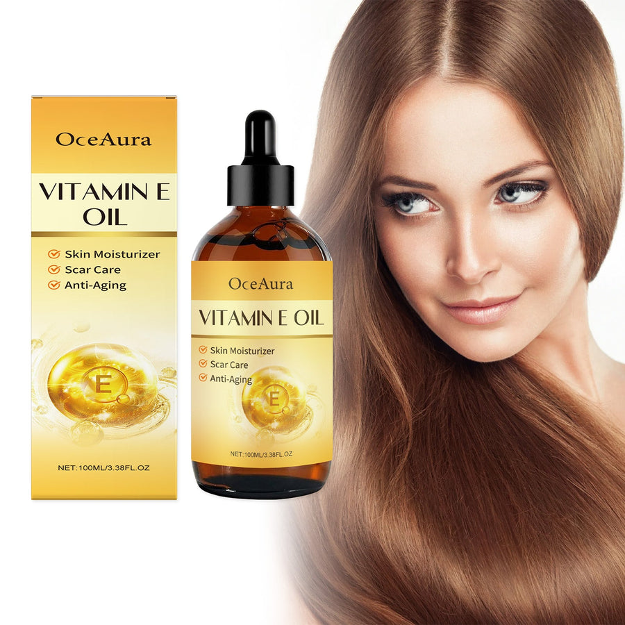 Vitamin E Skin Oil for Face, Body & Dry Hair Care