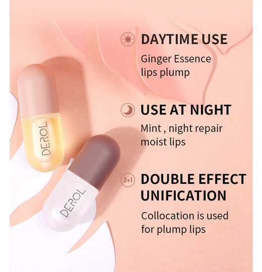Ginger Mint Lip Plumper Day & Night Moisture Duo