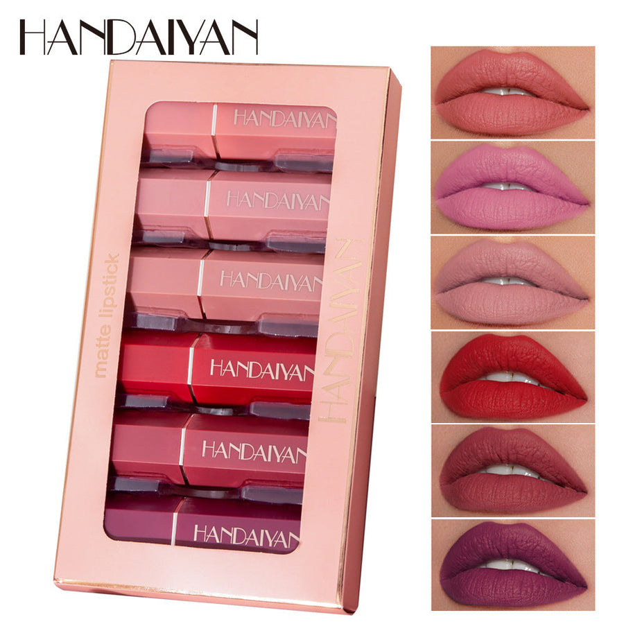 Matte Lipstick Set of 6 | Gift-Ready Shade Variety