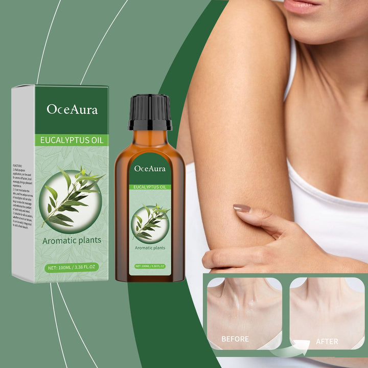 Eucalyptus Body Oil for Dry Skin and Daily Stress Relief