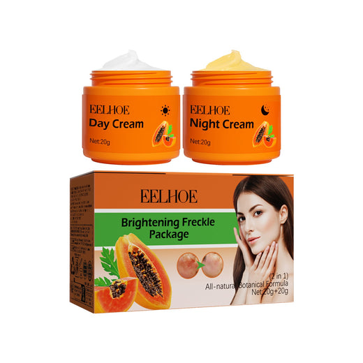 Papaya Day Night Cream Set for Dark Spots & Tone