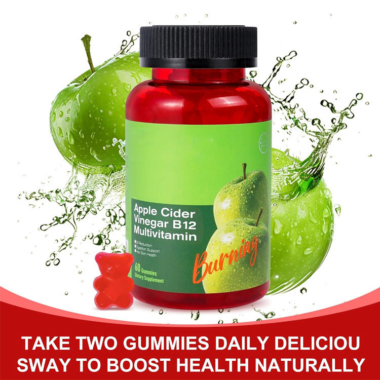 Smiling woman giving thumbs up with two bottles visible, benefits listed on red sidebar