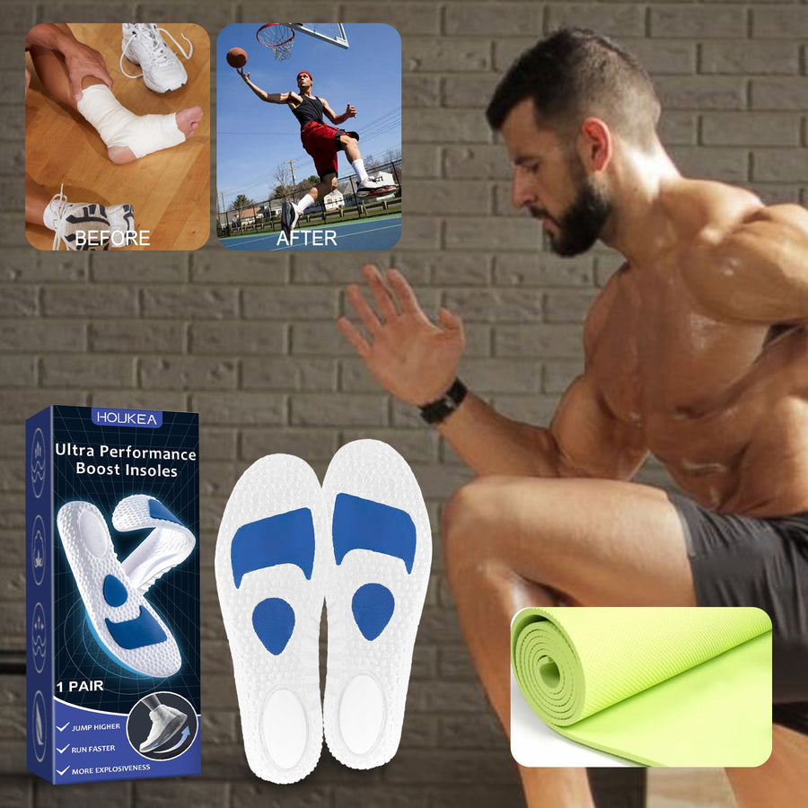 Performance Running Insoles for Arch Support Comfort