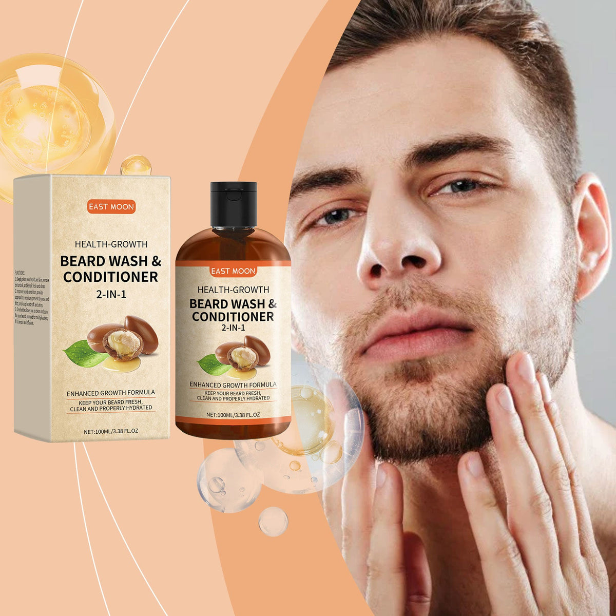 2-in-1 Beard Wash & Conditioner – Soft, Shiny Beard