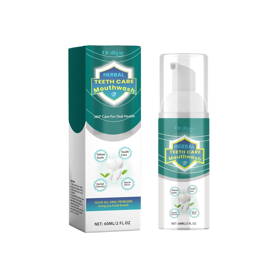 Herbal Brightening Mouthwash — Foaming 360° Care for Whiter