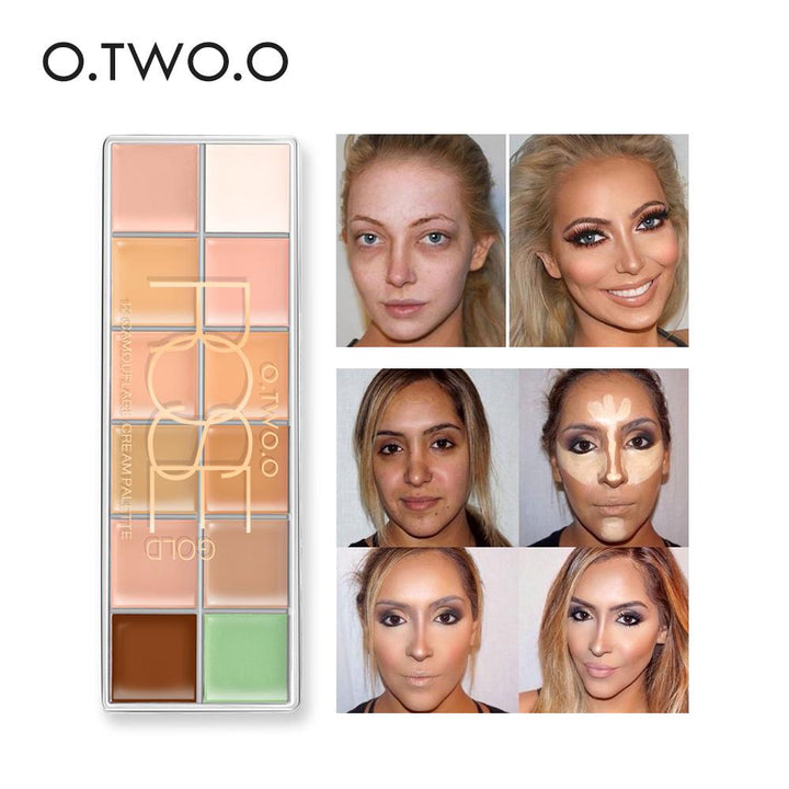 12-Color Concealer Palette for Custom Color Correction
