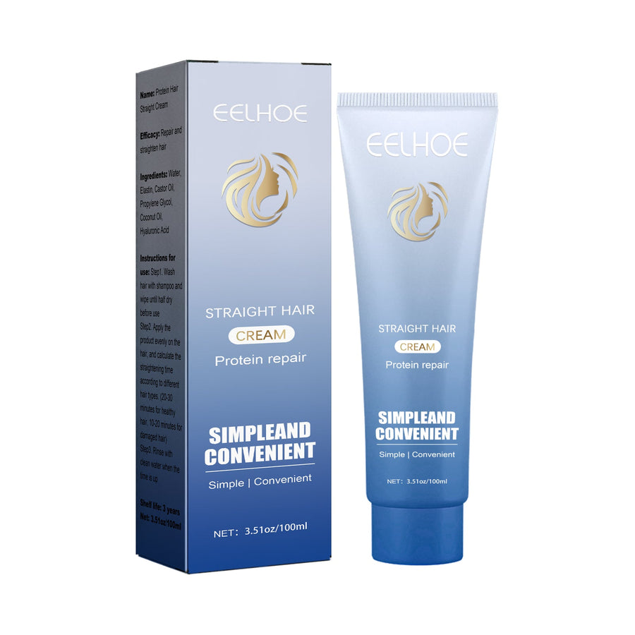 Protein Hair Straightening Cream for Smooth, Shiny Hair