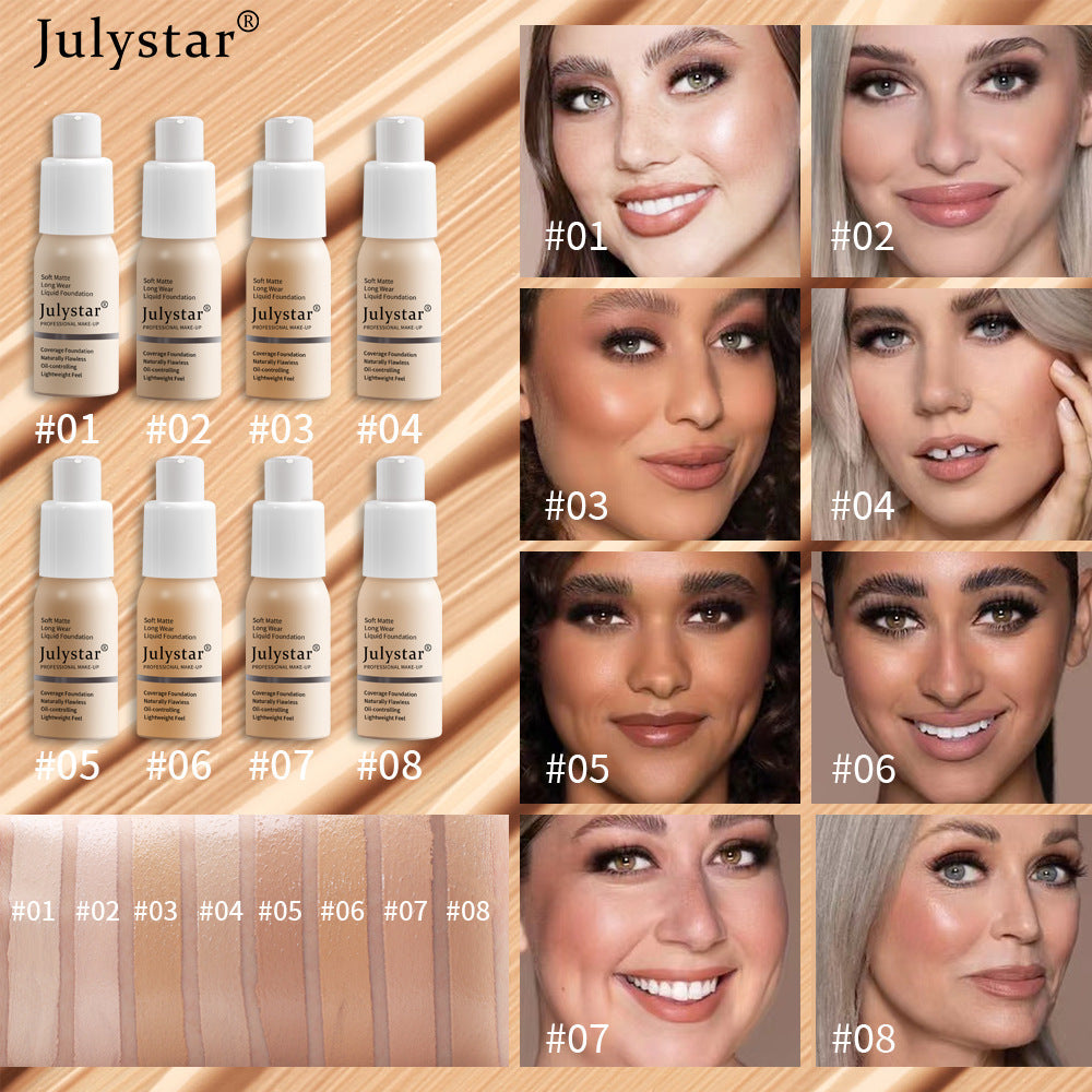 Liquid Foundation Concealer for Lightweight Soft Matte