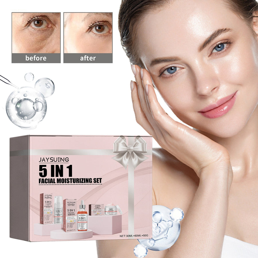 5-in-1 Facial Moisturizer Set for Brighter, Firmer Skin