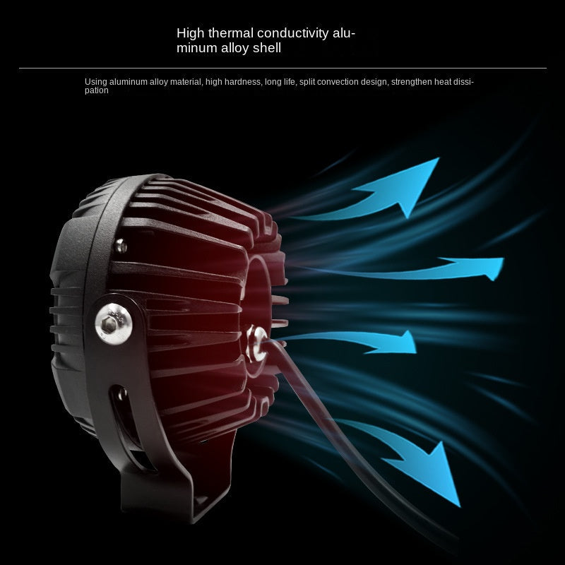 LED Car Spotlights — Dual‑Color Waterproof Off‑Road Lighting