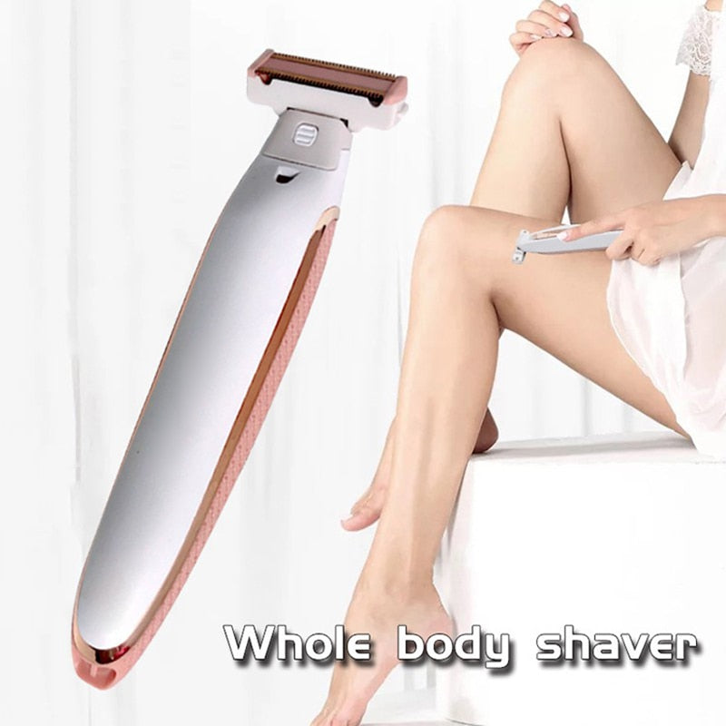 Electric Shaver for Women – Painless Bikini & Leg Hair Removal