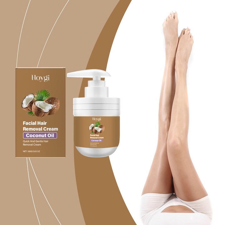 Coconut Facial Hair Removal Cream for Sensitive Skin