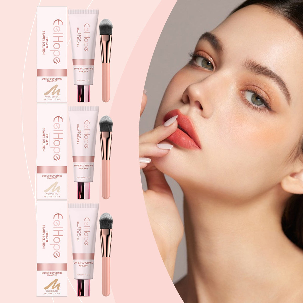 Liquid Concealer Foundation for Smooth, Bright Skin