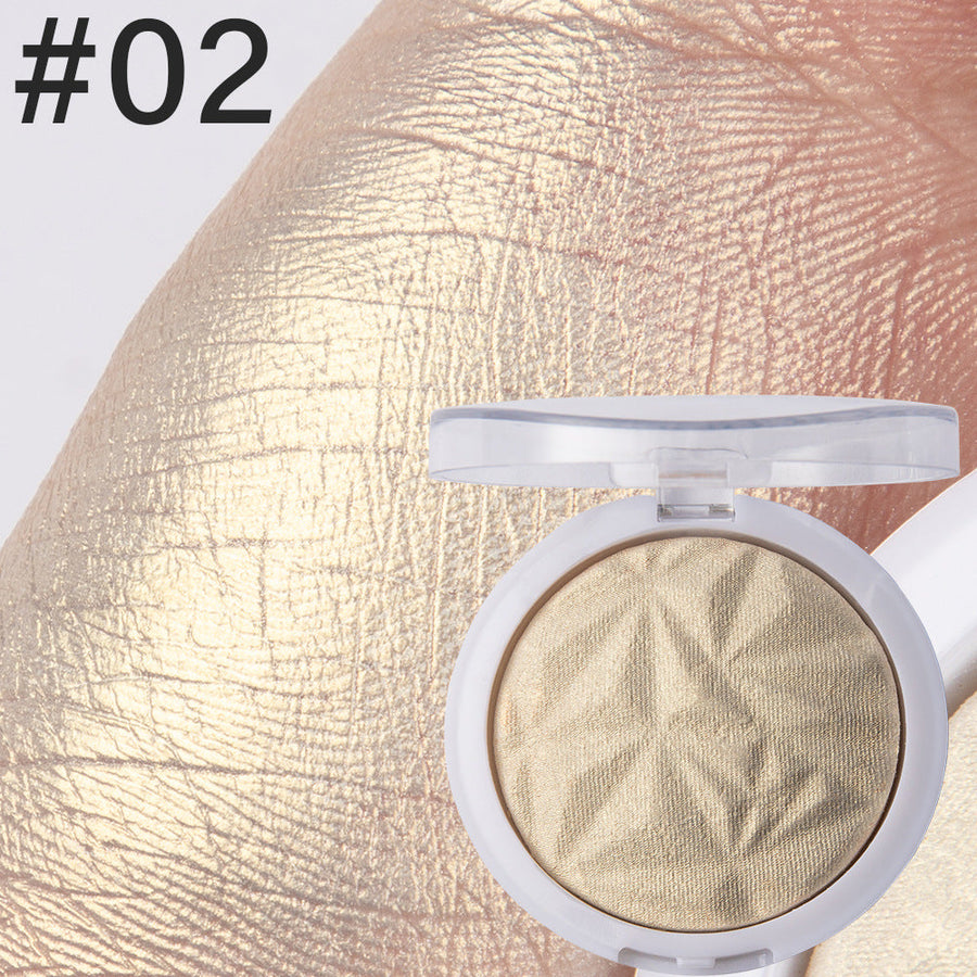 Pressed Highlighter Makeup Powder for Intense Glow