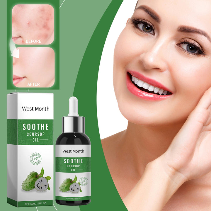 Soursop Face Oil Serum for Dry, Irritated Skin Relief