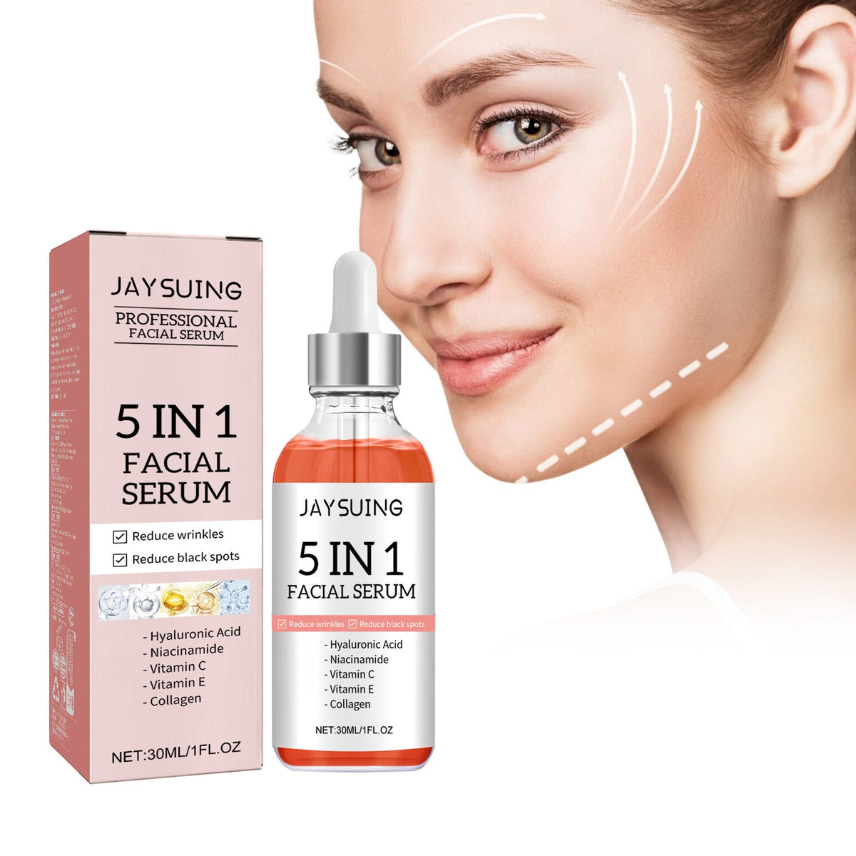 5-in-1 Face Serum for Hydration and Brighter-Looking Skin
