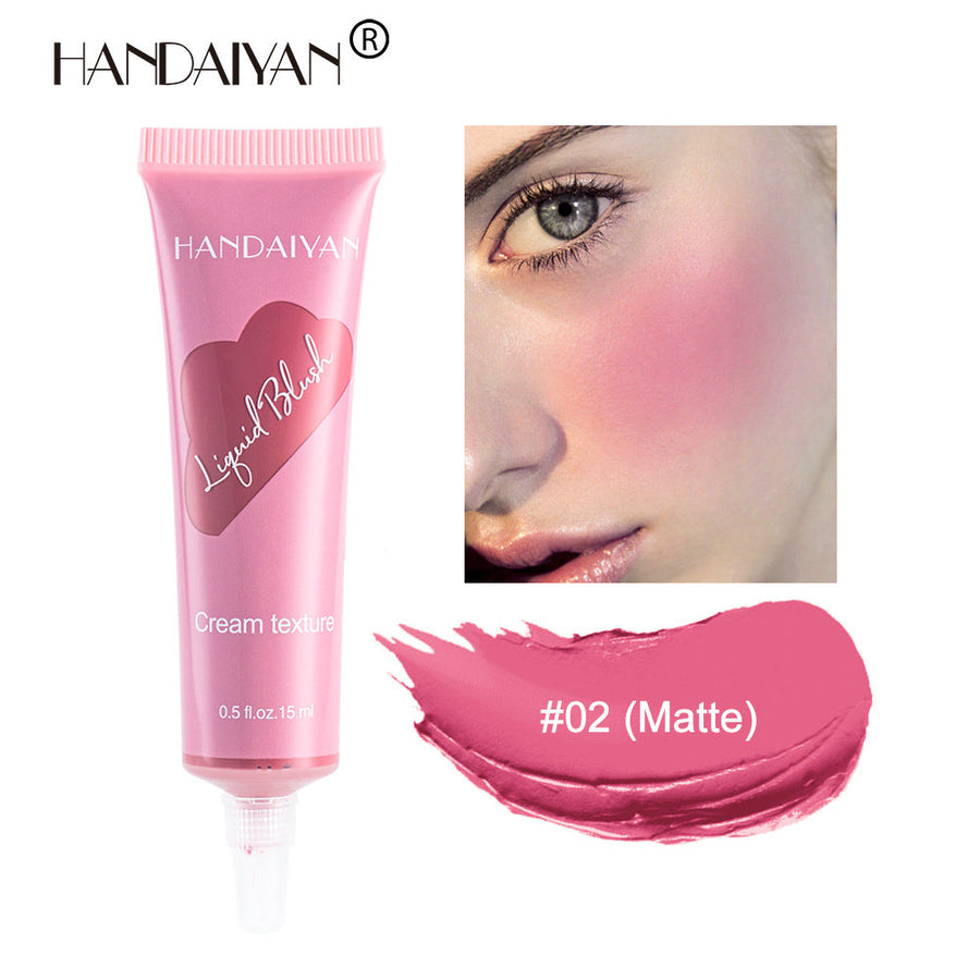 Liquid Blush Makeup for Naturally Flushed, Matte Cheeks