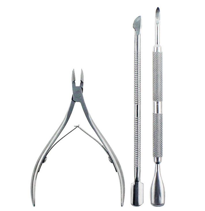 Cuticle Nipper & Pusher Set — Solingen Stainless Steel