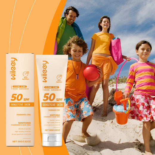Kids Mineral SPF 50 Sunscreen - Gentle Zinc Oxide Cream