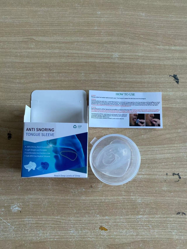 Anti-Snoring Tongue Sleeve — Quiet, Deep Sleep in One