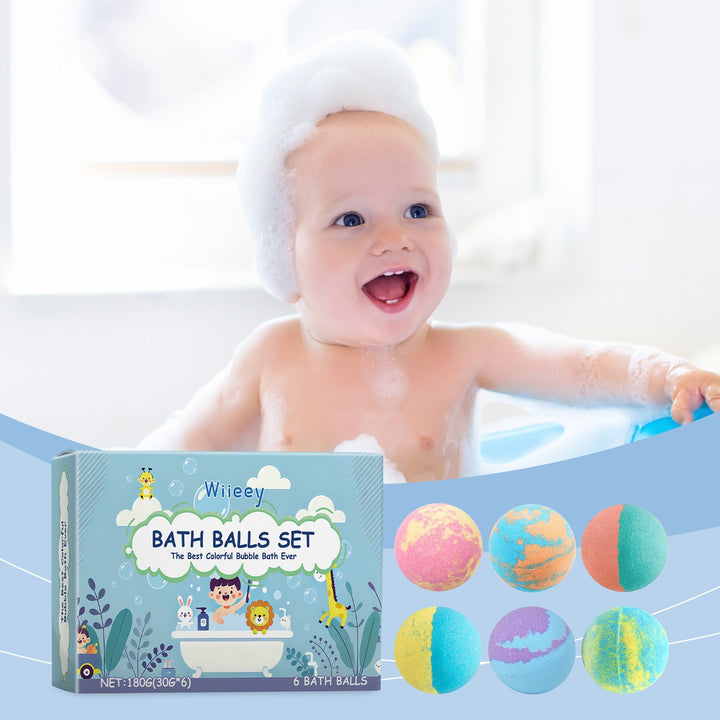 Children's Bath Bombs, Colorful Moisturizing Bubbles