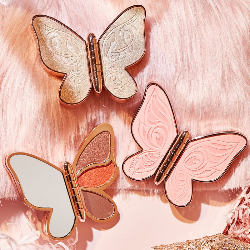 Butterfly Eyeshadow Palette for Glitter Makeup Looks