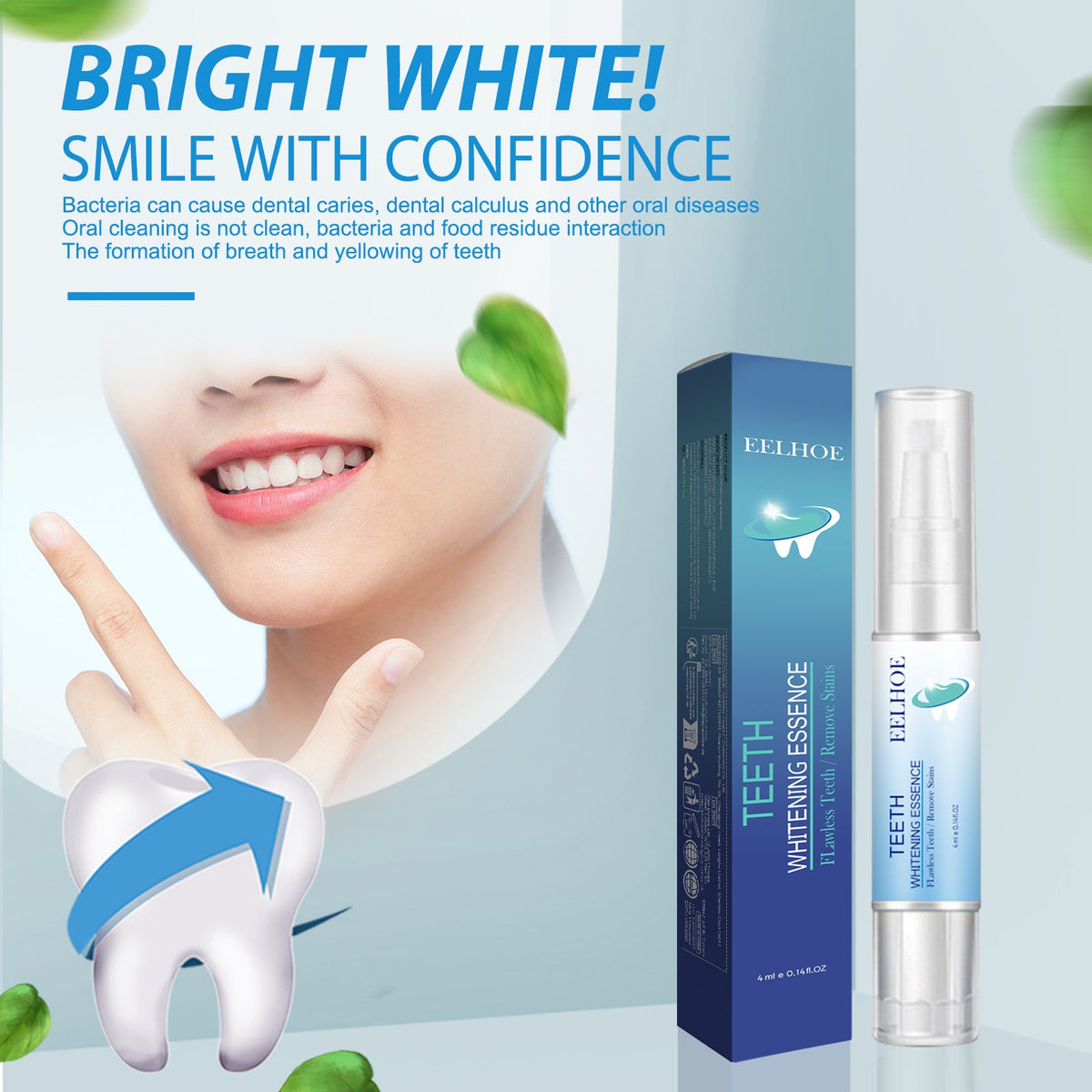 Teeth Whitening Pen — Brighten Smile, Remove Stains in 2 Weeks