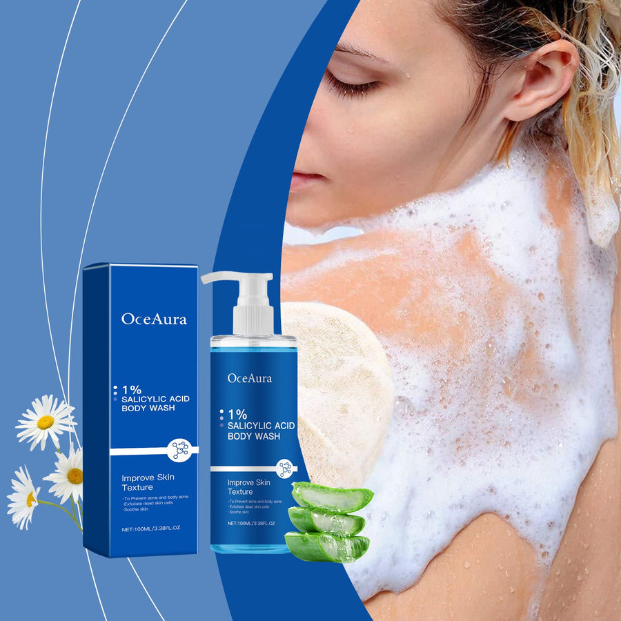 1% Salicylic Acid Body Wash for Smoother, Cleaner Skin