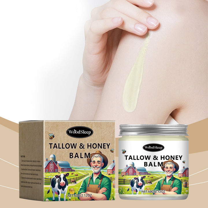 Tallow Honey Balm for Deep Skin Repair & Hydration