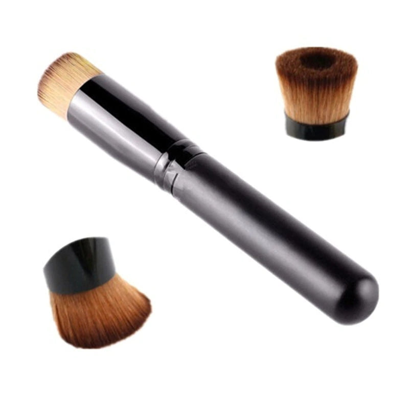 Flat‑Top Foundation Brush — Streak‑Free Coverage in 10 Seconds