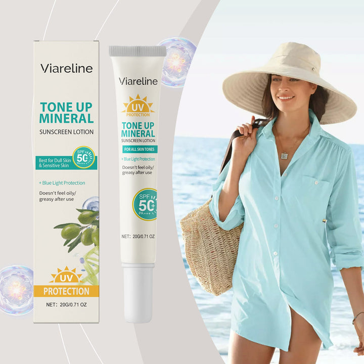 Viareline SPF 50+ Brightening Essence Sunscreen