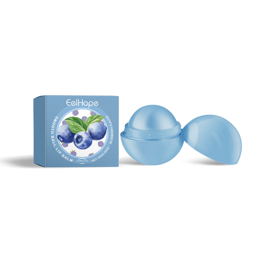 Lip Balm for Dry Lips — Fruity Sphere with Blueberry Extract