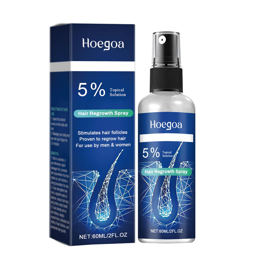 5% Hair Regrowth Spray for Men & Women, 60ml Scalp Care