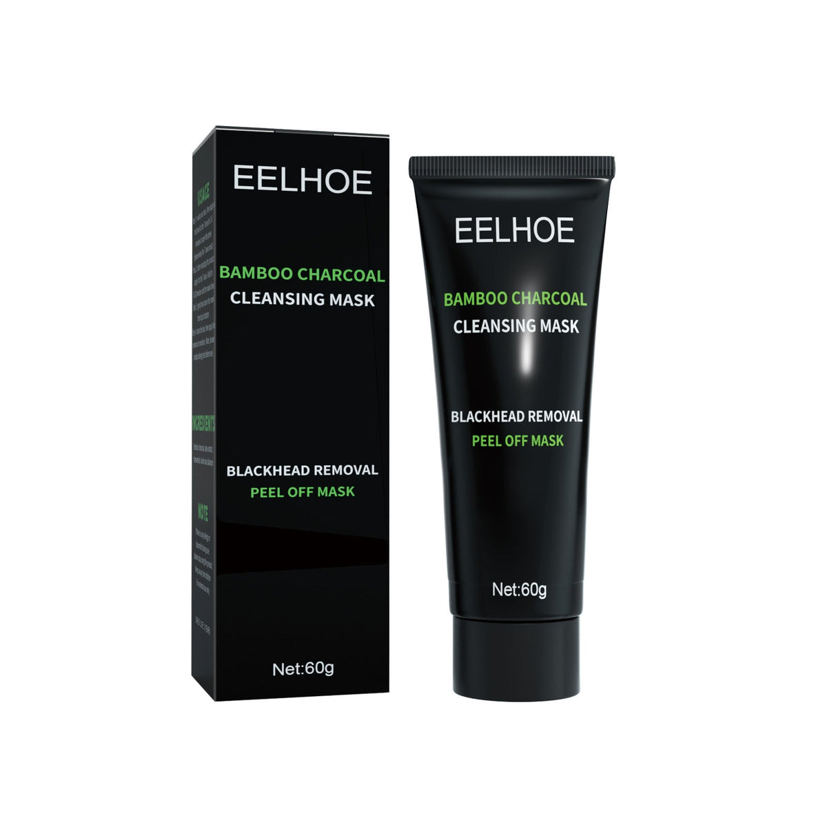 EELHOE Bamboo Charcoal Blackhead Removal Mask, Deep Cleanse