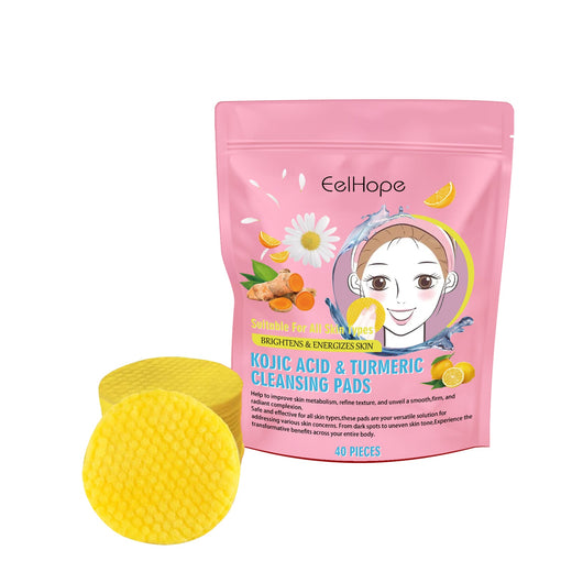 Turmeric Kojic Acid Cleansing Pads for Brighter Skin
