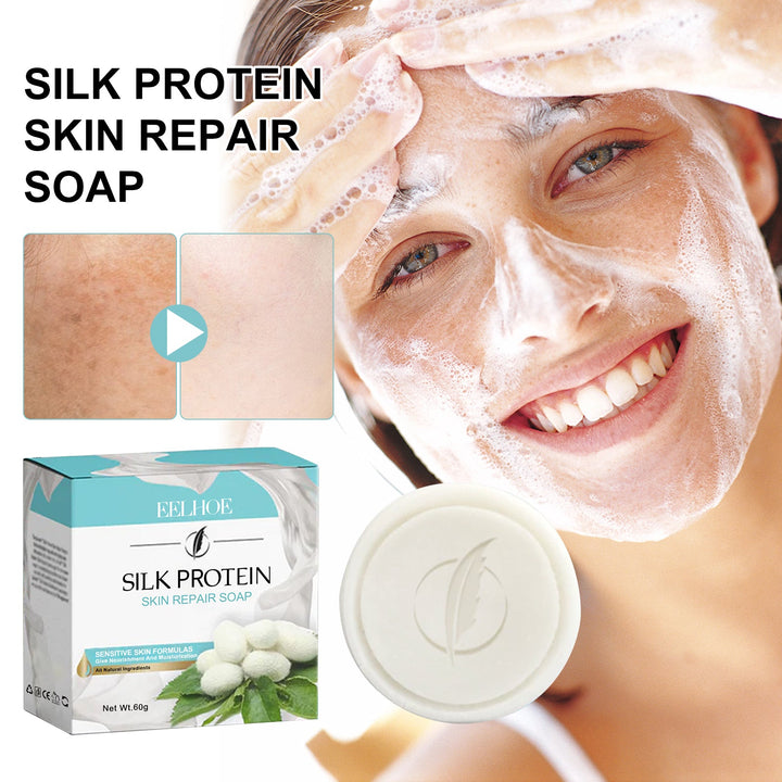 Silk Protein Repair Soap — Clear Acne and Dark Spots