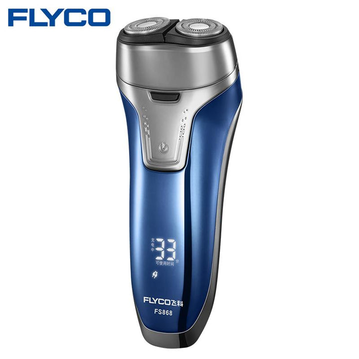 Flyco FS868 Electric Shaver — Dual Floating Heads, Full