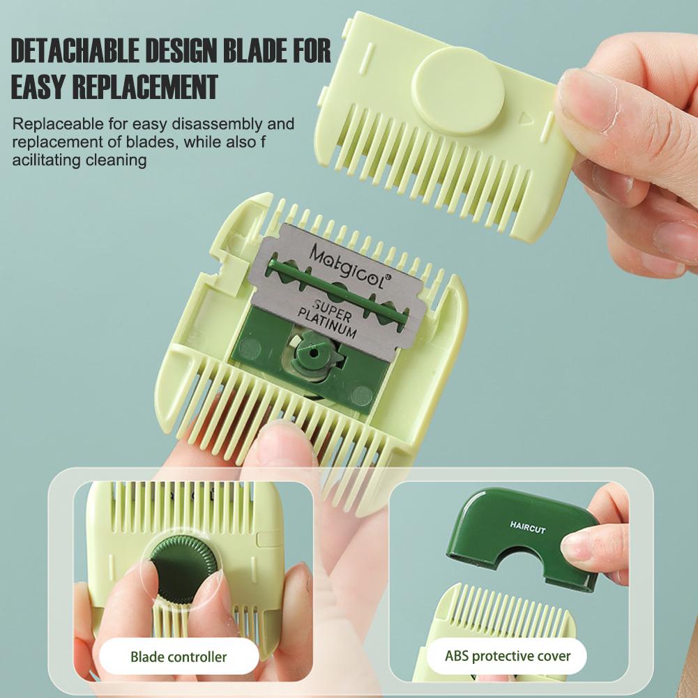 2-in-1 Hair Trimmer Comb — DIY Bang Trims in Minutes