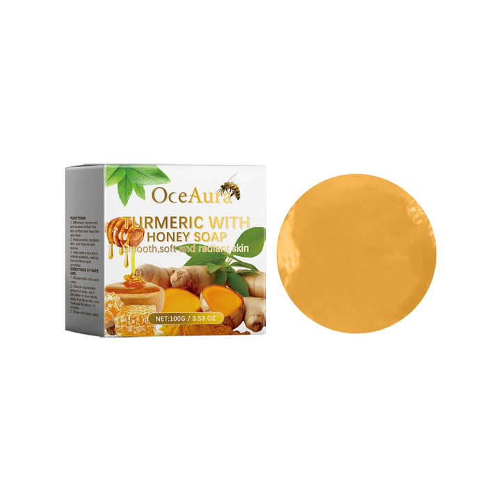 Honey Turmeric Soap for Bright, Clear Skin Daily