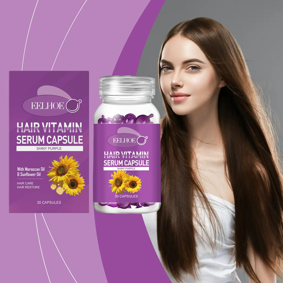 Hair Serum Capsules for Smooth, Healthy-Looking Shine