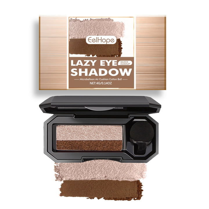 Two-Tone Eyeshadow Compact for Quick Everyday Makeup