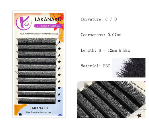 YY Eyelash Extensions: Lightweight Pre-Made Lash Fans