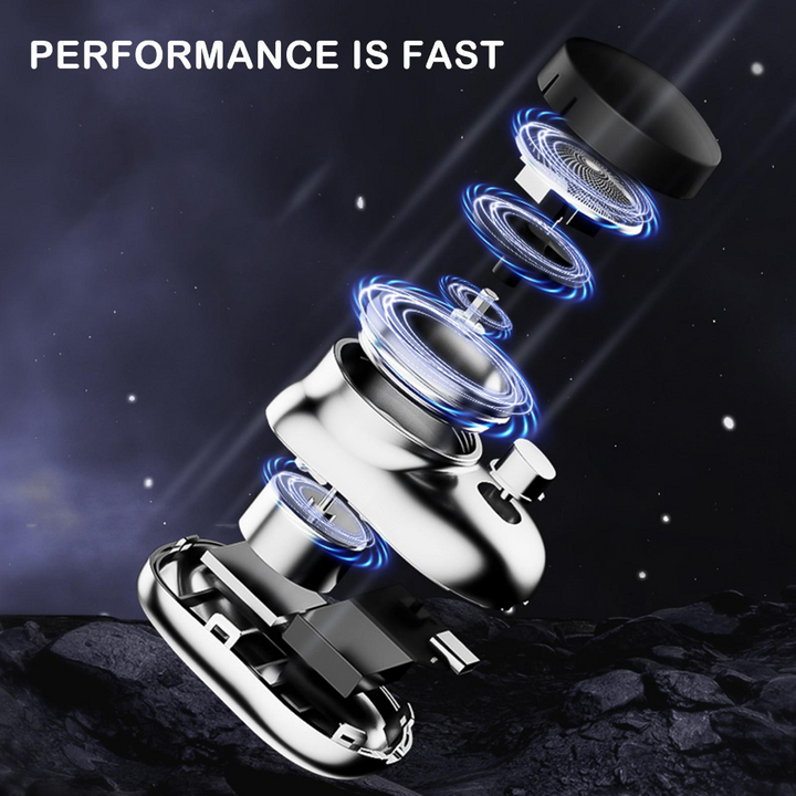 Compact Electric Shaver for Men – 60-Day Battery, Waterproof